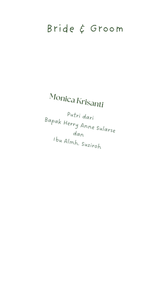 the wedding of monica & rizki – From invited